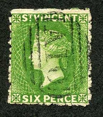 st-vincent-sg30-6d-bright-green-wmk-star-perf-11-to-12-5-cat-70-pounds