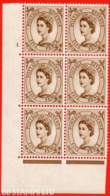sg-578-s101-5d-brown-a-mounted-mint-cylinder-block-of-6-cylinder-1-do-b78480