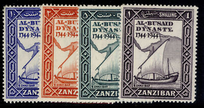 zanzibar-gvi-sg327-330-1944-bicentenary-of-al-busaid-dynasty-set-lh-mint