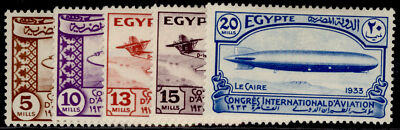 egypt-sg214-218-1933-1st-aviation-congress-set-m-mint-cat-100