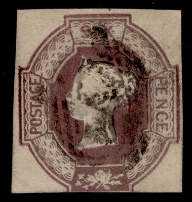 gb-qv-sg58-scarce-6d-mauve-wmk-rev-cut-square-used-cat-1000-wmk-rev