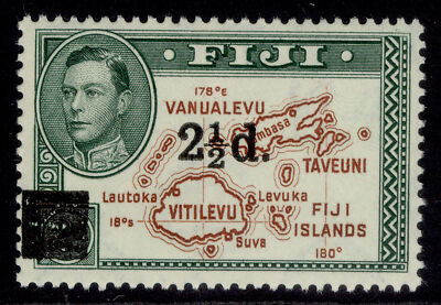 fiji-gvi-sg267-2d-on-2d-brown-green-nh-mint