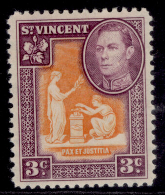 st-vincent-gvi-sg166a-3c-orange-purple-m-mint