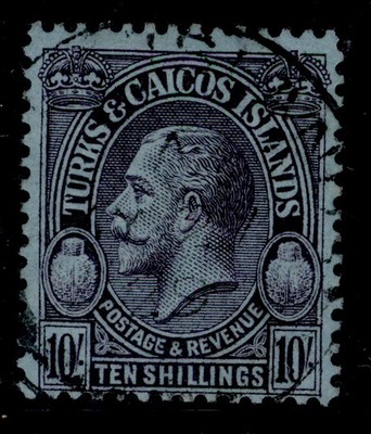 turks-caicos-islands-gv-sg186-10s-purple-blue-fine-used-cat-120-cds