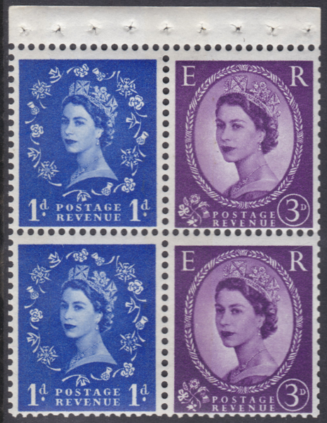 sb47-wilding-booklet-pane-blue-phos-s-w-right-perf-type-i-unmounted-mnt-mnh