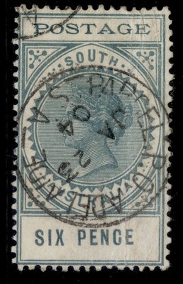 aus-south-australia-edvii-sg282-6d-blue-green-very-fine-used-cat-22-cds