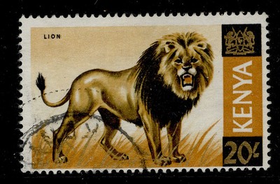 kenya-qeii-sg35-20s-yellow-ochre-yellow-orange-black-gold-fine-used