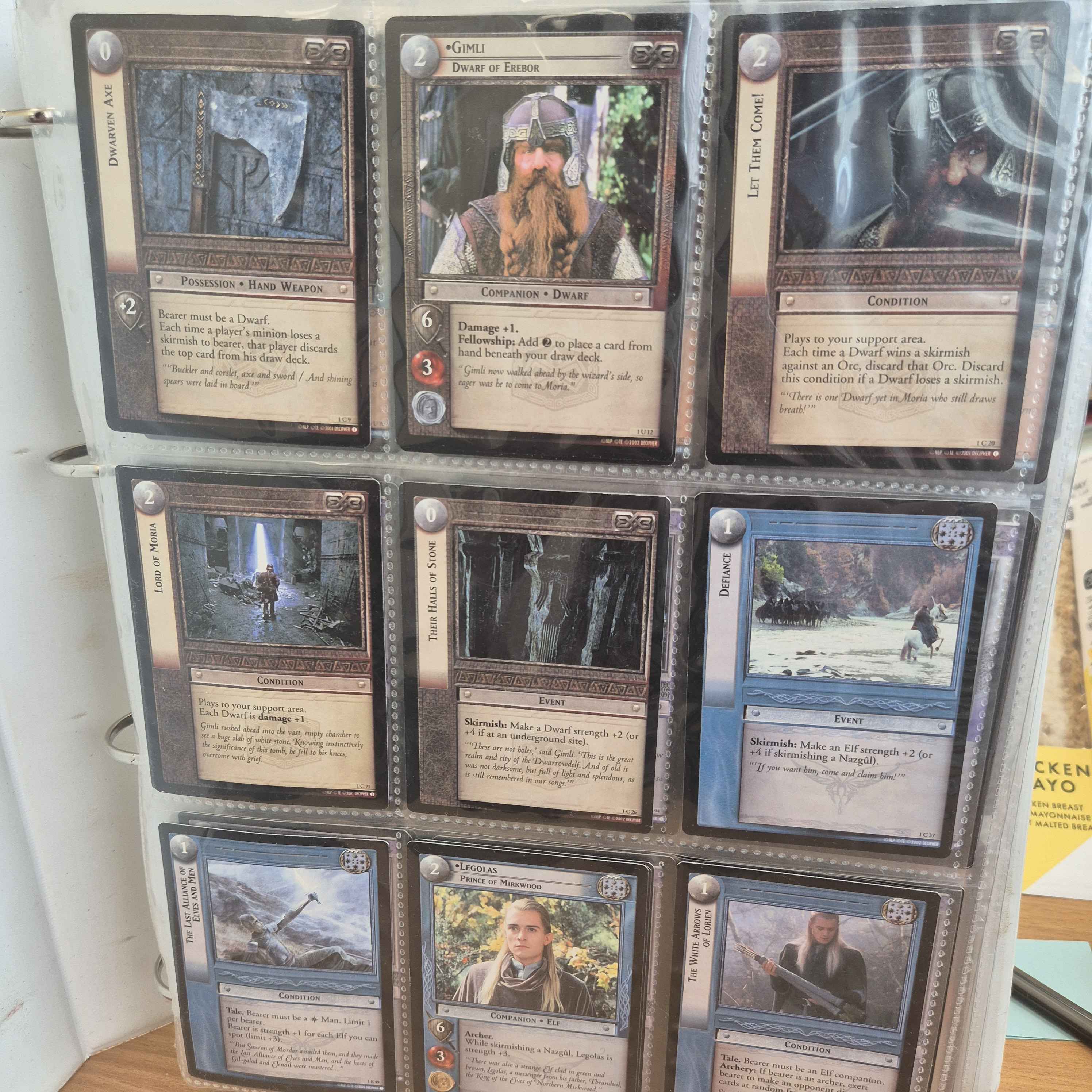 the-lord-of-the-rings-trading-card-game-tcg-157-cards-lot-mint