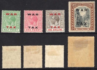 bahamas-sg102-5-1919-set-with-dlr-war-tax-opts-cat-30-pounds