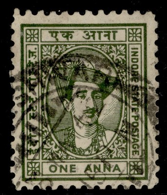 indian-states-indore-gvi-sg39-1a-yellow-green-fine-used