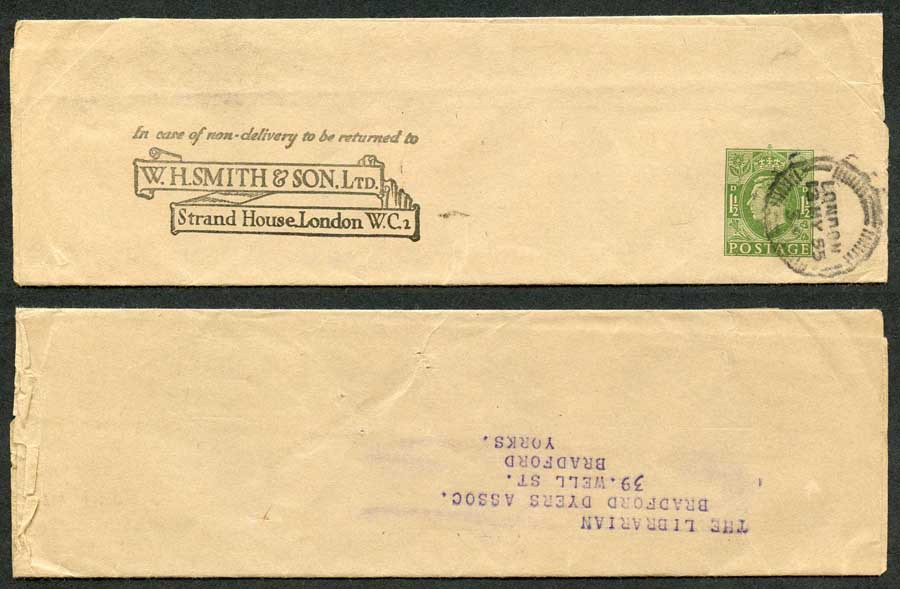 ws38-kgvi-1-1-2d-green-newspaper-wrapper-for-w-h-smith-and-son-used