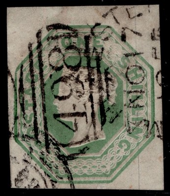 gb-qv-sg54-scarce-1s-pale-green-cut-square-fine-used-cat-2000-cds-one-thread