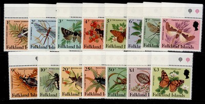 falklands-qeii-sg469a-483a-1984-86-insects-spiders-set-nh-mint-marginals