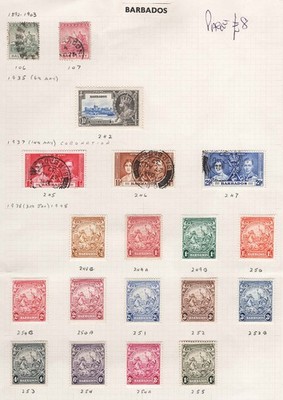 barbados-1938-fine-mint-range-to-1s-with-some-better-perf-variations-others