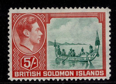 british-solomon-islands-gvi-sg71-5s-emerald-green-scarlet-vlh-mint-cat-32