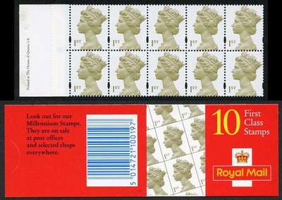 sg2124by-new-millennium-booklet-of-ten-x-1st-class-perf-14-phosphor-omitted
