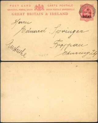 british-levant-kevii-o-p-on-1d-red-foreign-postcard-used