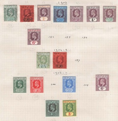 fiji-1903-ke7-f-mint-range-between-sg104-123-a-few-fu-incl-fine-1906-5s-mca
