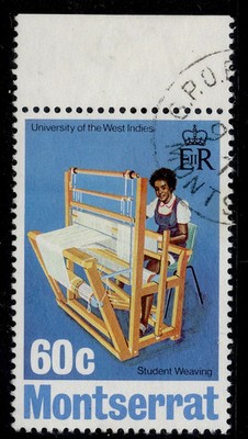 montserrat-qeii-sg326w-1974-60c-student-weaving-wmk-inv-fine-used-cat-110
