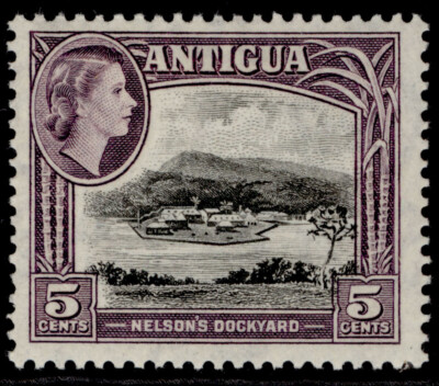 antigua-qeii-sg125-5c-black-slate-violet-m-mint