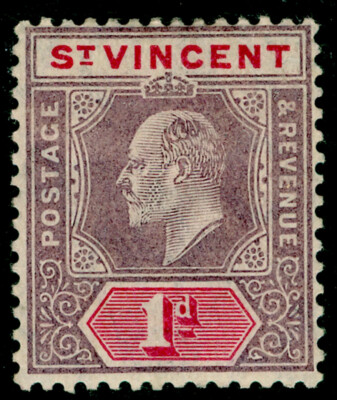 st-vincent-sg86-1d-dull-purple-carmine-m-mint-cat-26-wmk-mult-ca