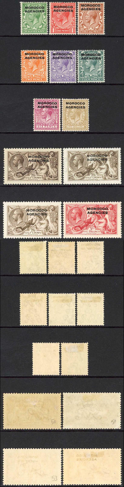 morocco-agencies-sg42-54-kgv-set-of-23-all-the-2-6-m-m-cat-264-pounds