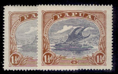 aus-papua-british-new-guinea-gv-sg95-95c-1d-shade-varieties-m-mint