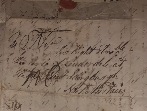 1757-el-jamaica-edinburgh-maitland-to-earl-lauderdale-7-year-war-superb