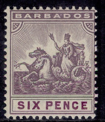 barbados-edvii-sg168-6d-dull-bright-purple-nh-mint-cat-30