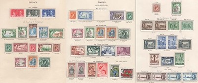 jamaica-1937-1952-vf-mint-collection-see-scan-with-many-extra-shade-perf