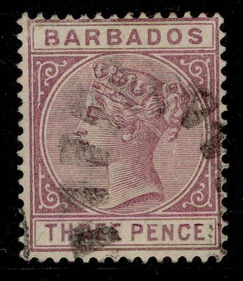barbados-qv-sg95-3d-deep-purple-fine-used-cat-50