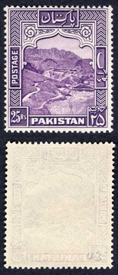 pakistan-sg43-1948-25r-perf-14-superb-u-m-cat-55-pounds