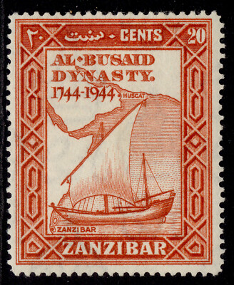 zanzibar-gvi-sg328-20c-red-m-mint