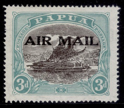 aus-papua-british-new-guinea-gv-sg114-3d-black-blue-green-m-mint-cat-10