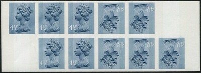1974-4p-sg-x865-imperf-imprimatur-tete-beche-booklet-pane-of-10-u-m