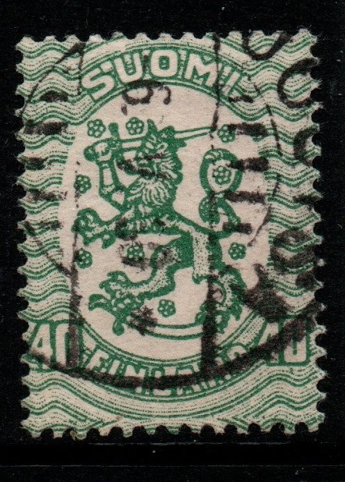 finland-sg199ab-1929-40p-blue-green-type-ii-p14x15-used