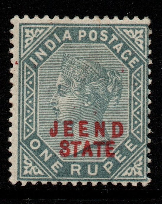 india-jind-sg12-1885-1r-slate-mtd-mint