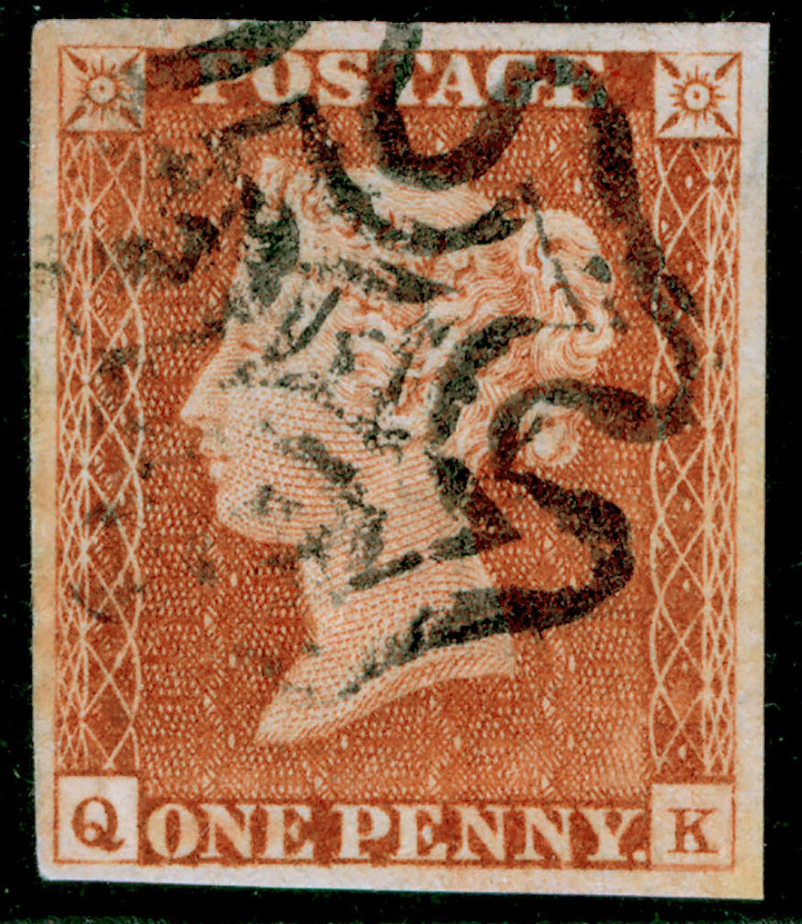 gb-qv-sg8-1d-red-brown-black-mx-plate-13-fine-used-cat-190-basal-shift-qk