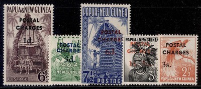 australia-papua-new-guinea-qeii-sg-d2-d6-1960-surch-set-nh-mint-cat-85