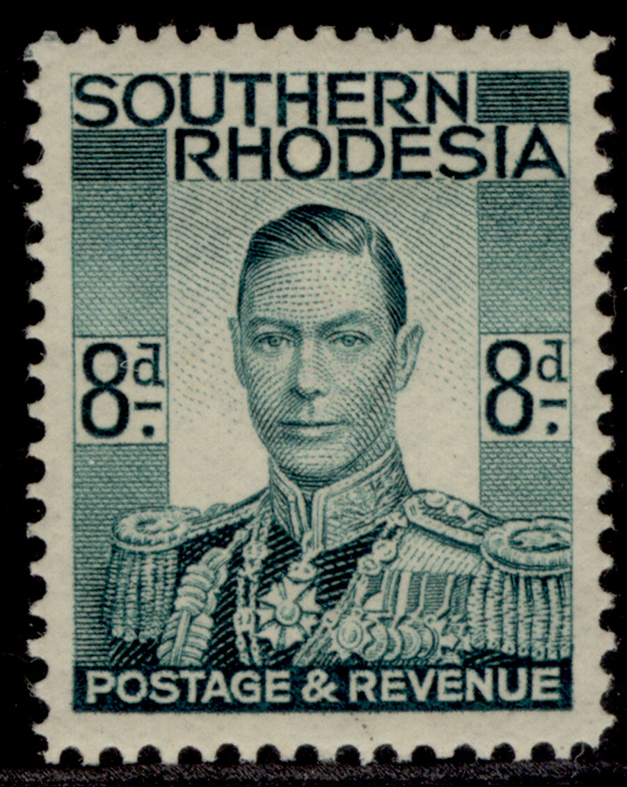 southern-rhodesia-gvi-sg45-8d-emerald-green-m-mint