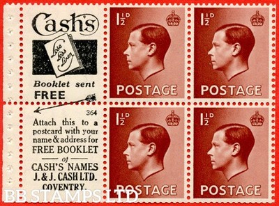 sg-459a-pb5-1-1d-brown-a-mounted-mint-booklet-pane-of-6-perf-typ-b92532