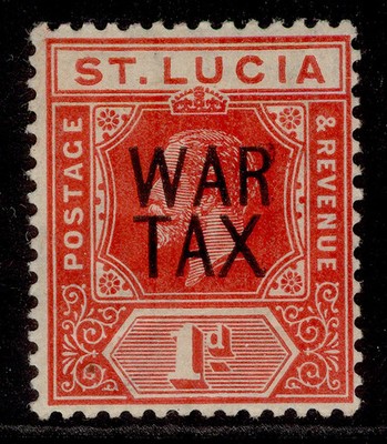 st-lucia-gv-sg89-1d-scarlet-m-mint-cat-15