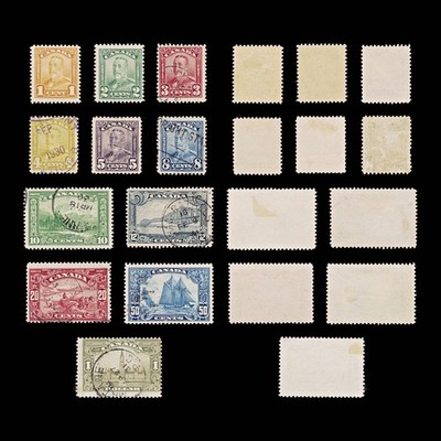 9577-canada-sg275-285-set-of-11-1928-sc-149-159-mi128a-138-used-c230