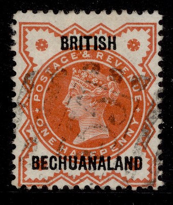 british-bechuanaland-qv-sg9-d-vermilion-used