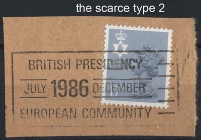 gb-1986-northern-ireland-17p-type-ii-fu-on-piece-sgni43a-c140