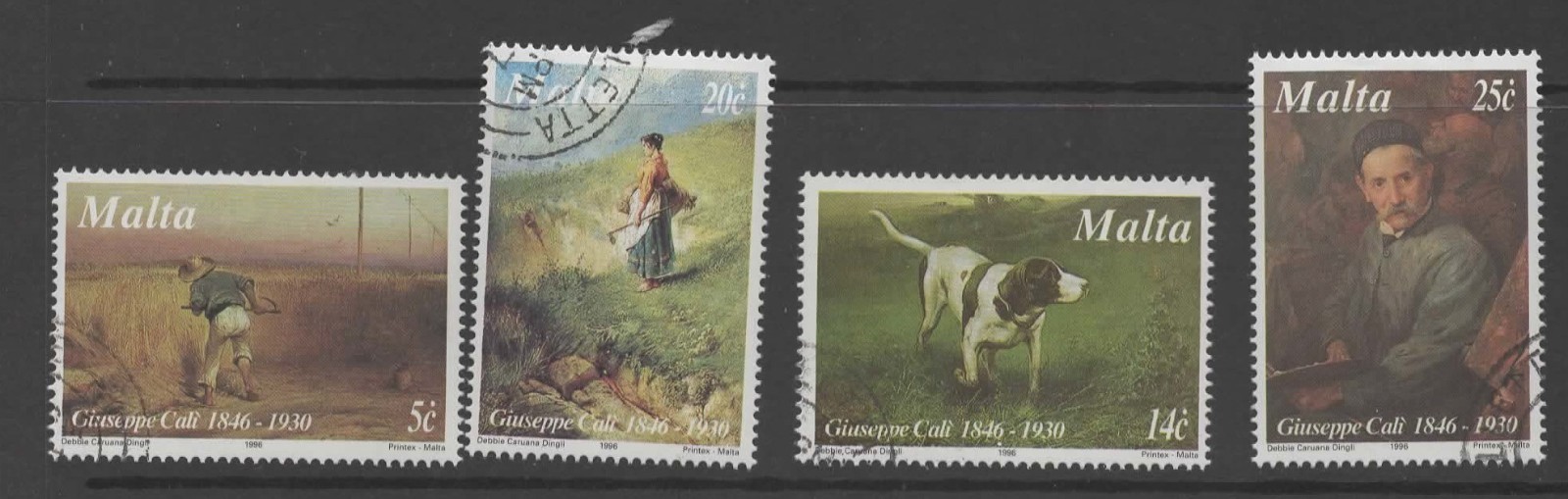 malta-sg1026-9-1996-birth-anniversary-of-guiseppe-cali-used