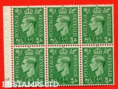 sg-485-c-qb4-pale-green-a-fine-unmounted-mint-cylinder-pane-of-6-b49281