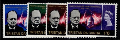 tristan-da-cunha-qeii-sg89-92-1966-churchill-commemoration-set-nh-mint