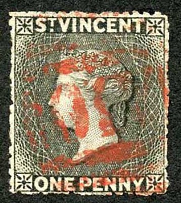 st-vincent-sg15-1d-black-wmk-small-star-rough-perf-14-to-16-red-pmk
