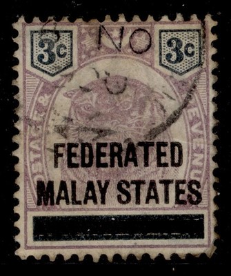 malaysia-federated-malay-qv-sg3-3c-dull-purple-black-used
